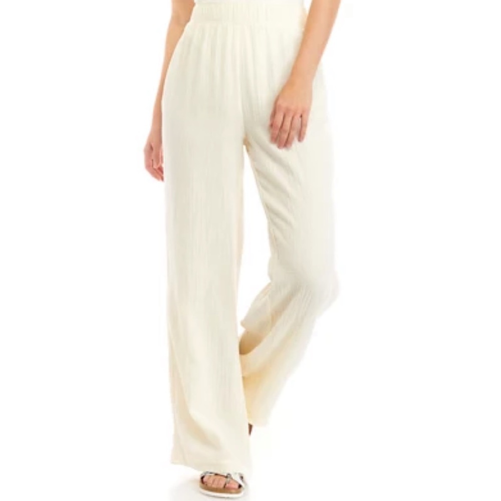 True Craft Pull On Soft Cargo Pants in Ivory